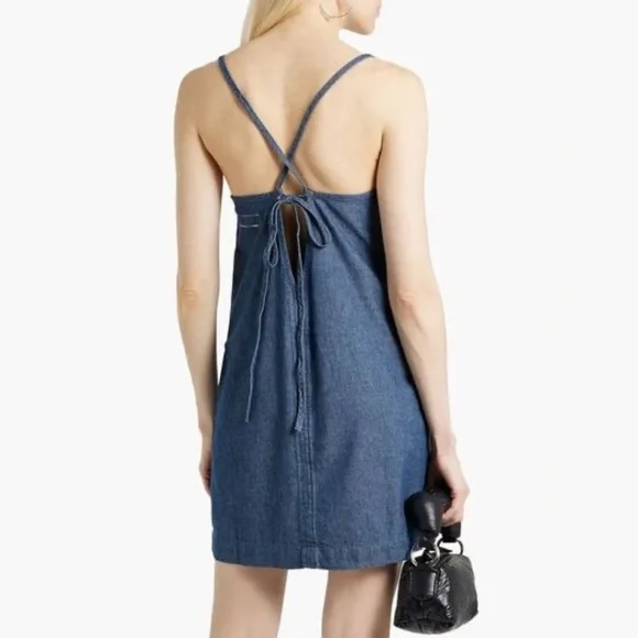 rag & bone Blue Denim Mini Dress - Picture 3 of 6